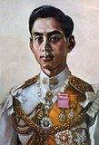Ananda Mahidol (20 September 1925–9 June 1946) was the eighth monarch of Thailand under the House of Chakri. He was recognized as king by the National Assembly in March 1935. He was a nine-year-old boy living in Switzerland at this time. He returned to Thailand in December 1945. He was found shot to death in his bed in June 1946. Medical examiners ruled it a murder and three servants were later executed. His killing has been the subject of much controversy.