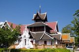 Wat Chedi Luang translates literally from the Thai as ‘Monastery of the Great Stupa’. Construction of the temple began at the end of the 14th century when the Lan Na Kingdom was in its prime. King Saen Muang Ma (1385-1401) intended it as the site of a great reliquary to enshrine the ashes of his father, King Ku Na (1355-85). Today it is the the site of the Lak Muang or City Pillar. The annual Inthakin ceremony occurs within the confines of the temple.<br/><br/>

Chiang Mai (meaning "new city"), sometimes written as "Chiengmai" or "Chiangmai", is the largest and most culturally significant city in northern Thailand. King Mengrai founded the city of Chiang Mai in 1296, and it succeeded Chiang Rai as capital of the Lanna kingdom. 