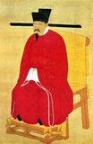During his reign, Shenzong became interested in Wang Anshi's policies and appointed Wang as Chancellor. Wang implemented his famous reforms aimed at improving the situation for the peasantry and unemployed, which some have seen as a forerunner of the modern welfare state. These acts became the hallmark reform of Shenzong's reign. Shenzong's other notable act as emperor was his attempt to weaken the formative nation of Xi Xia by invading and expelling the Xi Xia forces from Gansu. Shenzong's army was initially quite successful at these campaigns, but during the battle for the city of Yongle, in 1082, Shenzong's forces were defeated. As a result, Xi Xia grew more powerful and subsequently continued to be a thorn in the side of the Song dynasty over the ensuing decades.<br/><br>

The Song Dynasty (960–1279) was an imperial dynasty of China that succeeded the Five Dynasties and Ten Kingdoms Period (907–960) and preceded the Yuan Dynasty (1271–1368), which conquered the Song in 1279. Its conventional division into the Northern Song (960–1127) and Southern Song (1127–1279) periods marks the conquest of northern China by the Jin Dynasty (1115–1234) in 1127. It also distinguishes the subsequent shift of the Song's capital city from Bianjing (modern Kaifeng) in the north to Lin'an (modern Hangzhou) in the south.