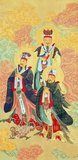 The Three Great Officials of Daoism are Tianguan, the Heavenly Official who confers blessings; Diguan, the Earthly Official who absolves sins; and Shuiguan, the Water Official who eliminates misfortunes. On the 15th of the first month, the 15th of the seventh month and the 15th of the tenth month, the birthdays of the Three Officials of Heaven, Earth and Water, Daoists go to temples and burn incense to offer sacrifices. Also, Golden Register Rituals (Jinlu Zhai) and Yellow Register Rituals (Huanglu Daochang) are held to pray for fortune and eliminate misfortune.