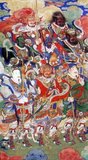 The Eight Celestial Divine Generals in the West, from the Daoist pantheon.
