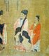 China: Emperor Houzhu of Chen (553–60) from the 'Thirteen Emperors Scroll' painted by Tang Dynasty court painter Yan Liben (600-673).