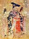 Emperor Wu of Northern Zhou (543–578), personal name Yuwen Yong, nickname Miluotu), was an emperor of the Chinese/Xianbei  Northern Zhou Dynasty. As was the case of the reigns of his brothers Emperor Xiaomin and Emperor Ming, the early part of his reign was dominated by his cousin Yuwen Hu, but in 572 he ambushed Yuwen Hu and seized power personally. He thereafter ruled ably and built up the power of his military, destroying rival Northern Qi in 577 and annexing its territory. His death the next year, however, ended his ambitions of uniting China, and under the reign of his erratic son Emperor Xuan (Yuwen Yun), Northern Zhou itself soon deteriorated and was usurped by Yang Jian in 581.<br/><br/>

Yan Liben (Wade–Giles: Yen Li-pen, c. 600-673), formally Baron Wenzhen of Boling, was a Chinese painter and government official of the early Tang Dynasty. His notable works include the Thirteen Emperors Scroll and Northern Qi Scholars Collating Classic Texts. He also painted the Portraits at Lingyan Pavilion, under Emperor Taizong of Tang, commissioned in 643 to commemorate 24 of the greatest contributors to Emperor Taizong's reign, as well as 18 portraits commemorating the 18 great scholars who served Emperor Taizong when he was the Prince of Qin. Yan's paintings included painted portraits of various Chinese emperors from the Han Dynasty (202 BC-220 AD) up until the Sui Dynasty (581-618) period