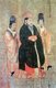China: Emperor Yang of Sui (569–618) from the 'Thirteen Emperors Scroll' painted by Tang Dynasty court painter Yan Liben (600-673).