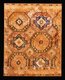 Egypt: Woven cloth with repeated medallion designs, 7th-8th century.