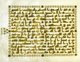 Illuminated parchment leaf from a Qur'an written in Kufic script, early Abbasid, c. 9th century.